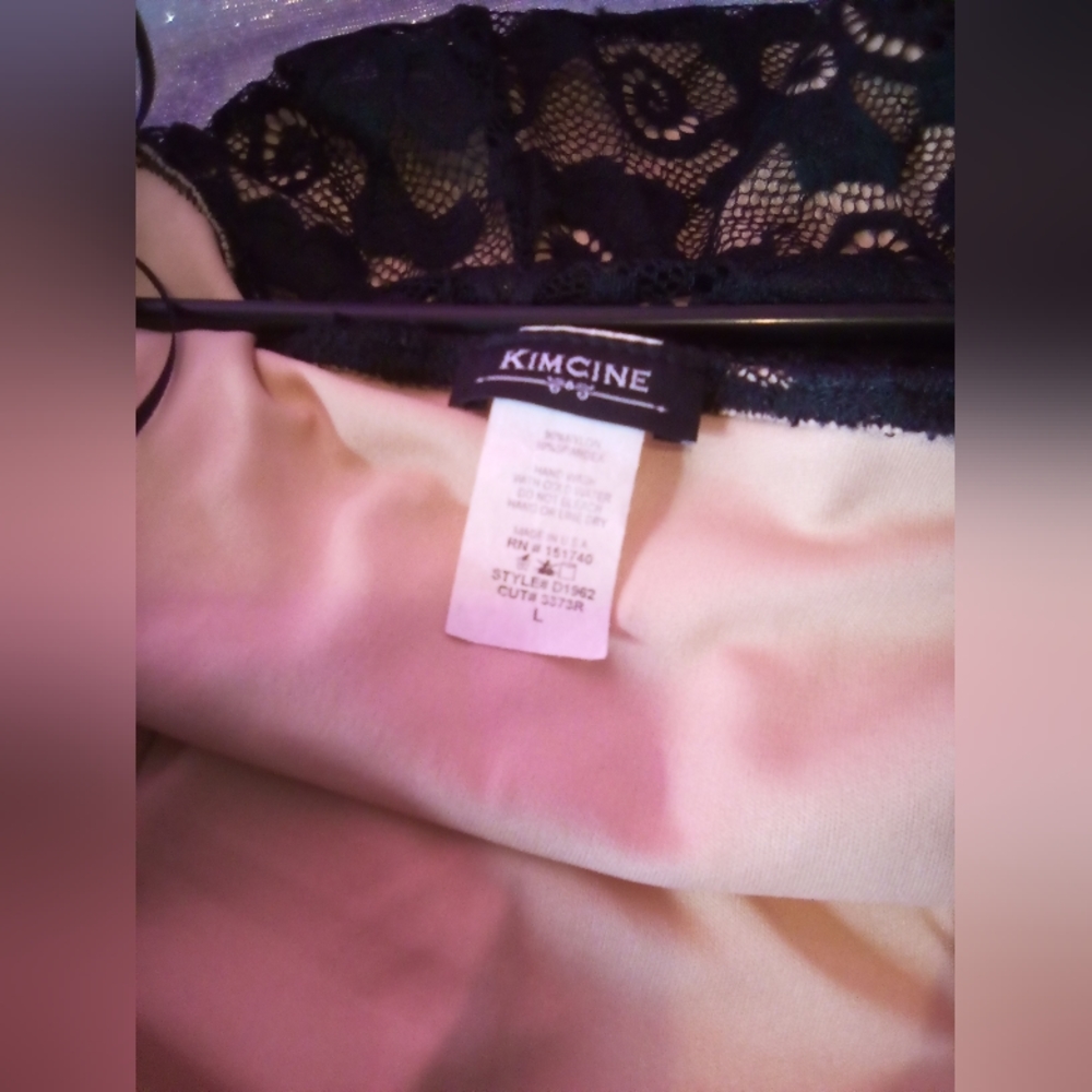 #085👉🏼Women's/Teens Black Lace Material Dress/w3LayerSlips - Picture 6 of 7